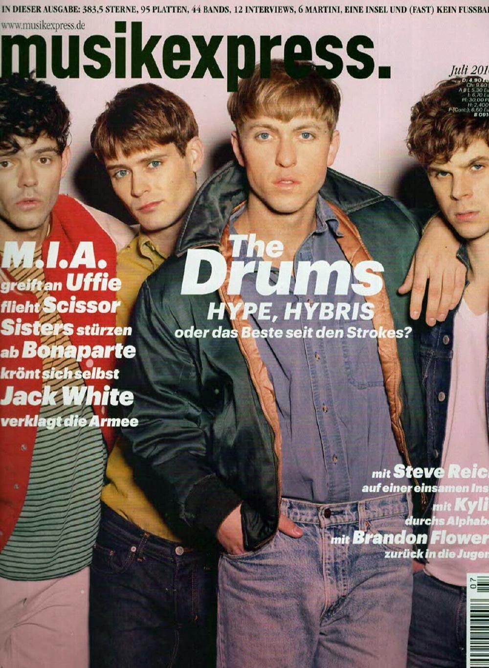 Musikexpress Magazin Deutschland 2010-07 The Drums MIA Jack White