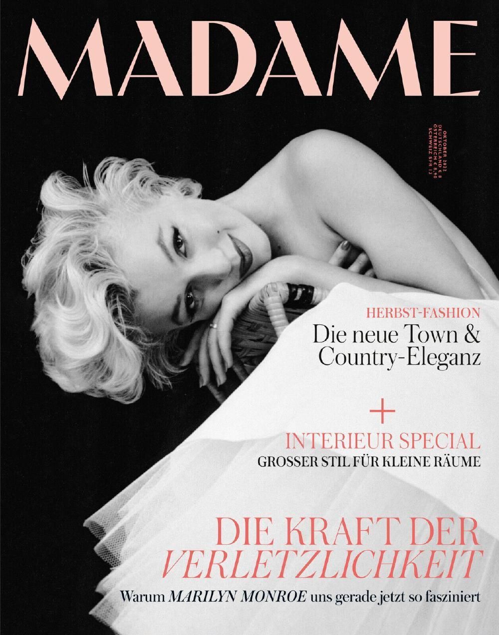Madame Magazin Deutschland 2022-10 Marilyn Monroe