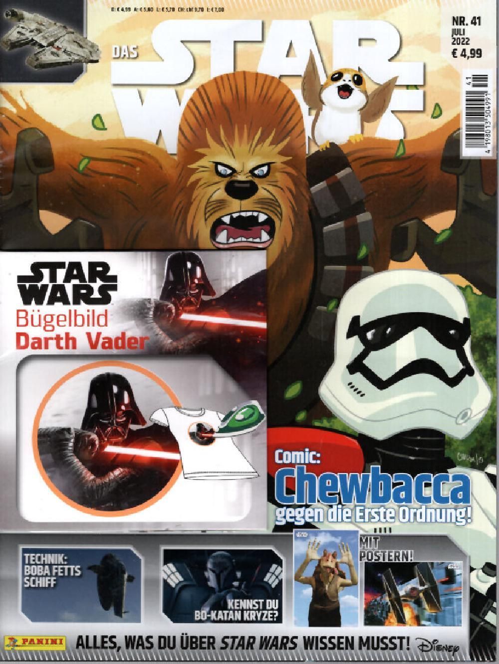Star Wars Universum Magazin Deutschland 2022 #41 Chewbacca Darth Vader