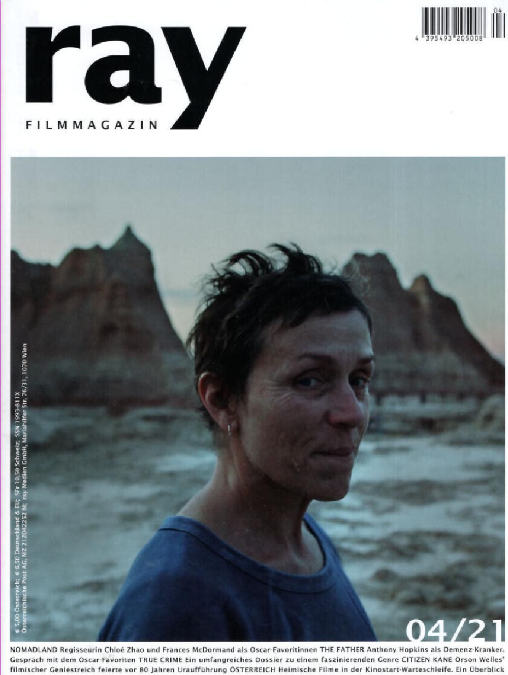 Ray Film Magazin Österreich 2021-04 Frances McDormand