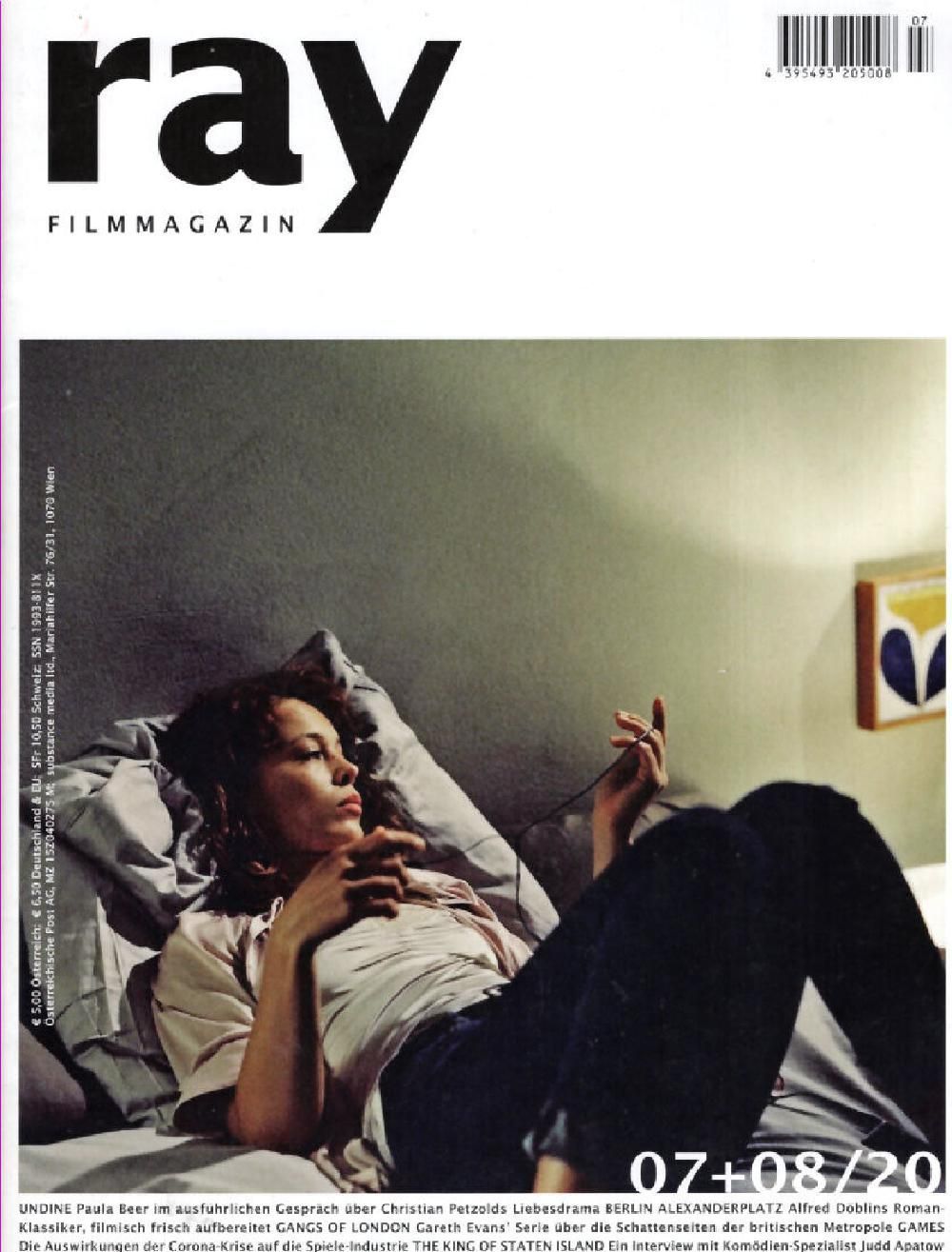 Ray Film Magazin Österreich 2020-07+08 Paula Beer