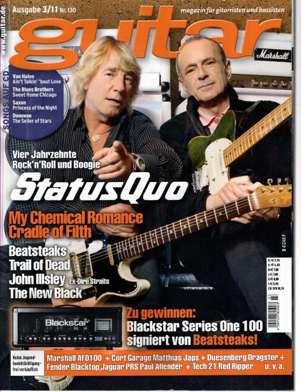 Guitar Magazin Deutschland 2011-03 Status Quo Beatsteaks Trail Of Dead