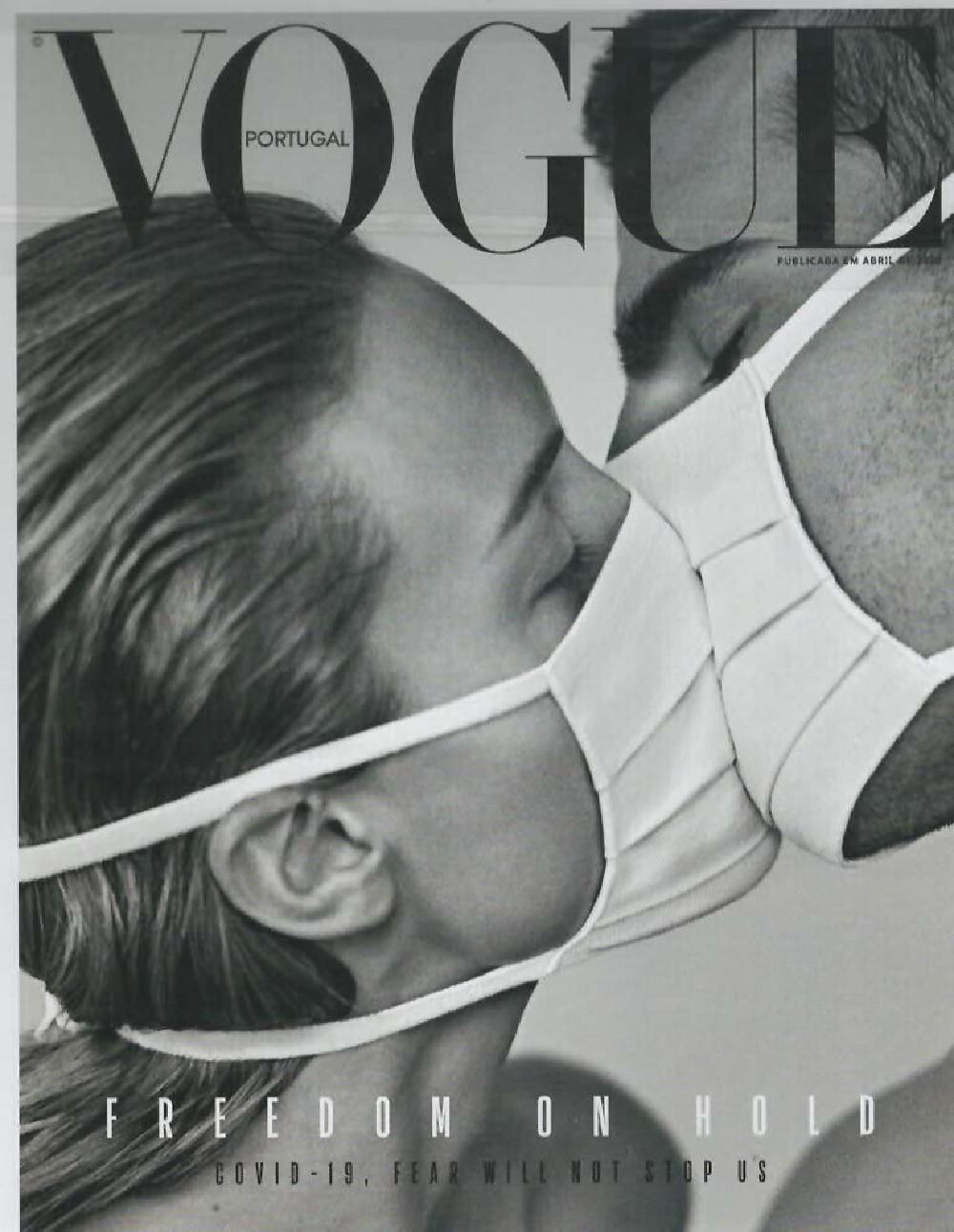Vogue Magazin Portugal 2020-04 Lily Stewart Kiss + Poster