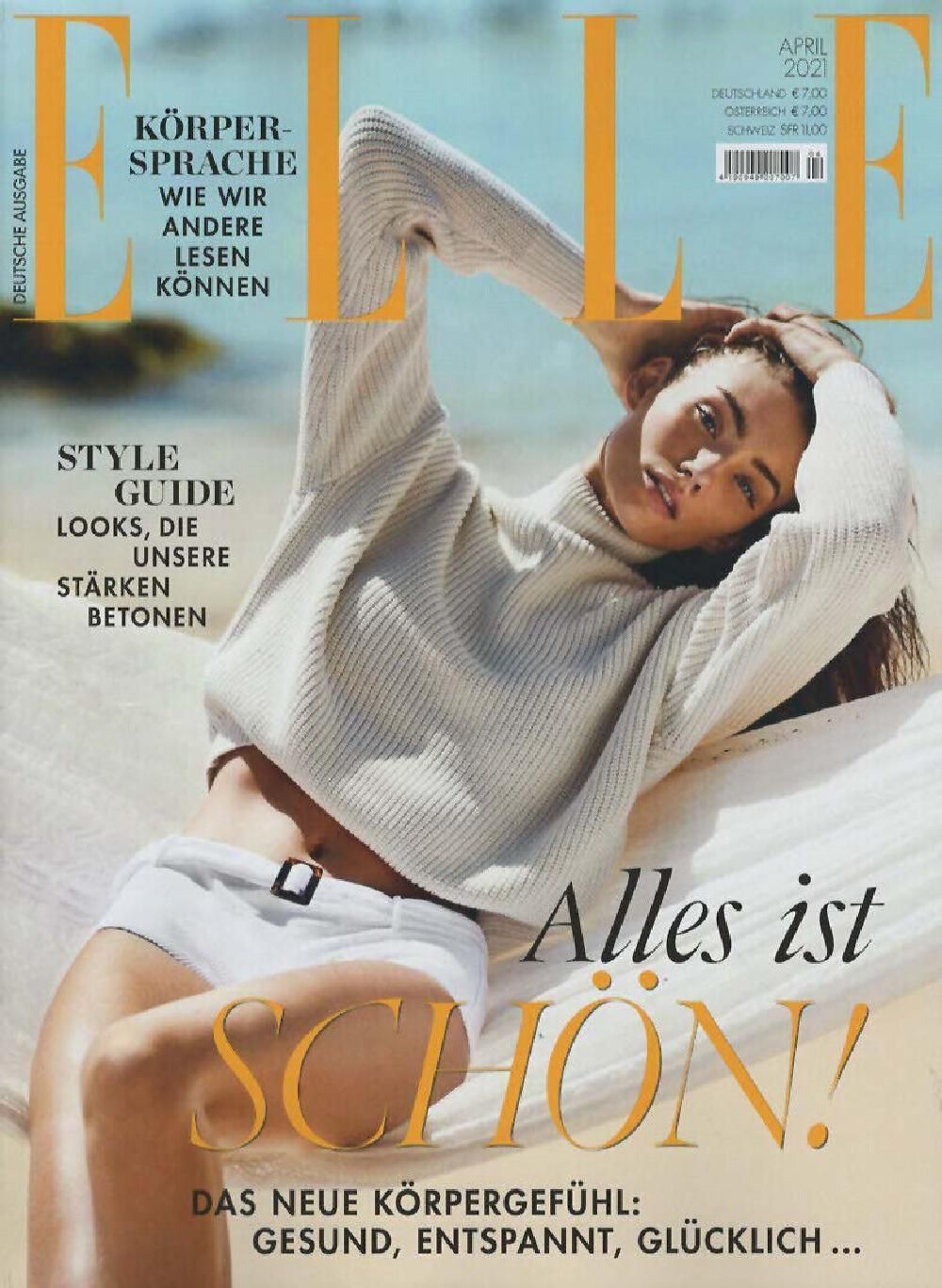 Elle Revista Alemania 2021-04 Lorena Rae Edición original