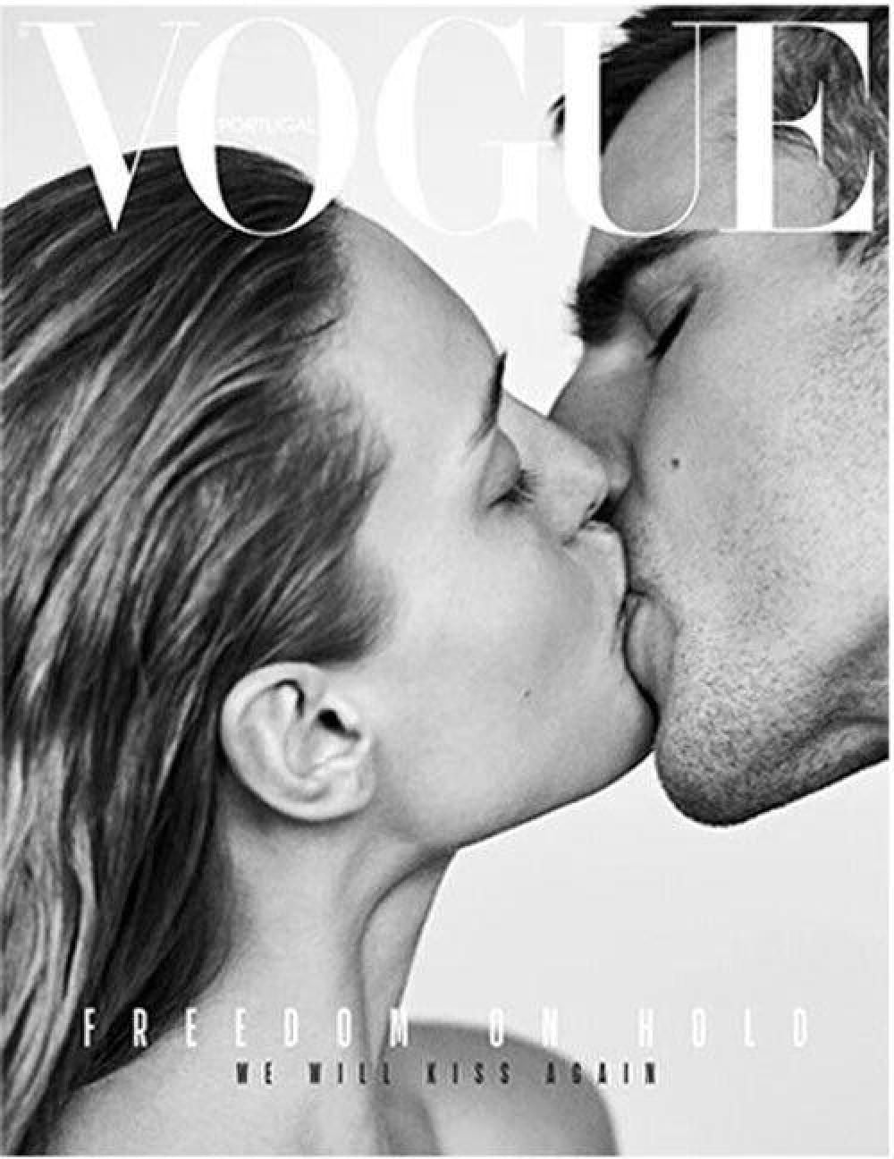 Vogue Magazin Portugal 2020-04 Lily Stewart Kiss + Poster