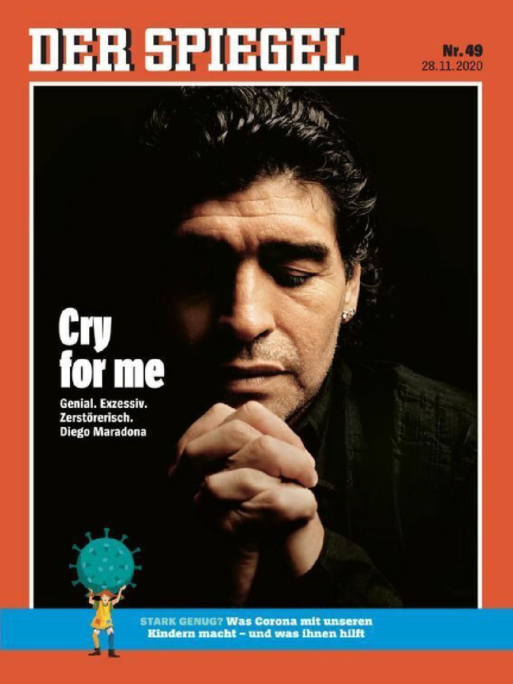 Der Spiegel Magazin Deutschland 2020-49 Diego Maradona