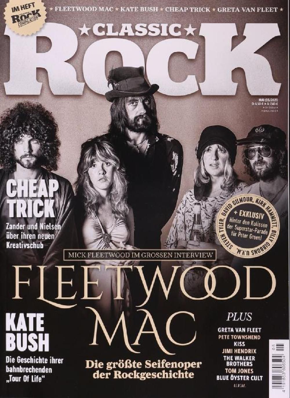 Classic Rock Magazin Deutschland 2021-05 Fleetwood Mac Cheap Trick Kate Bush Greta Van Fleet #99