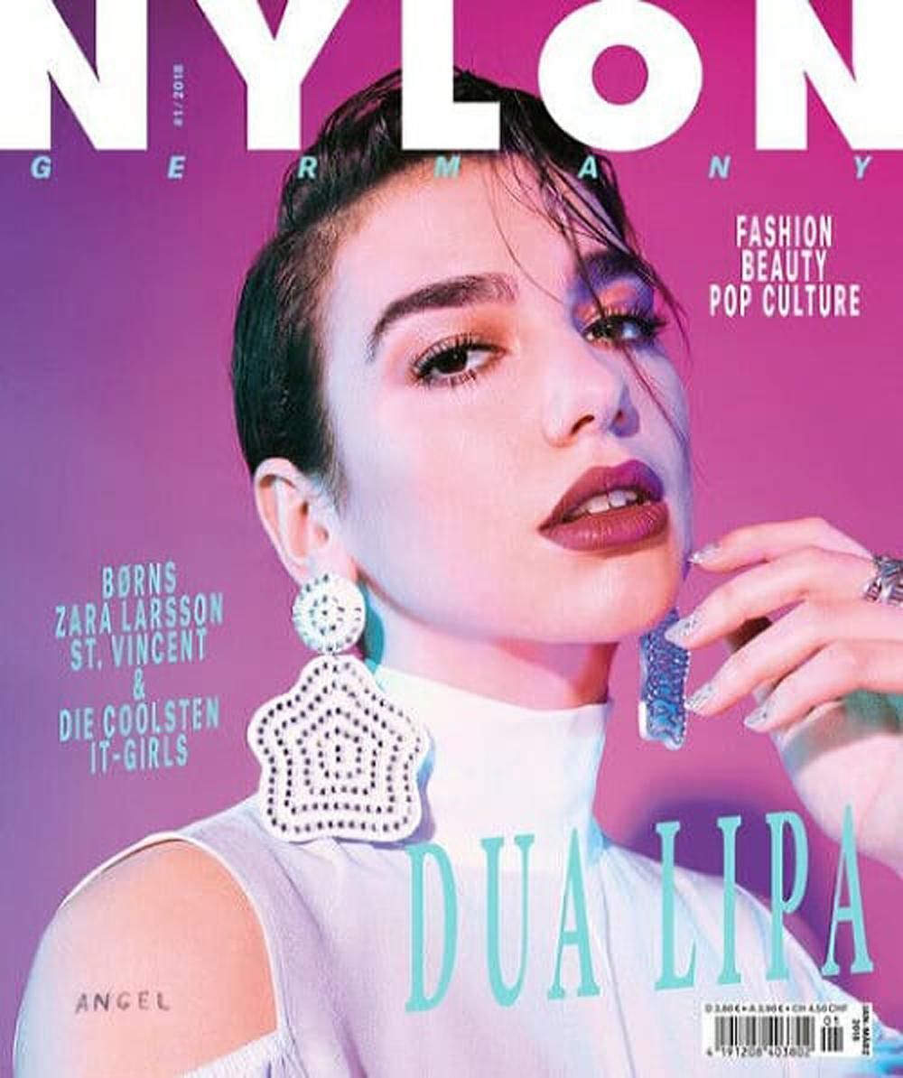 Nylon Magazine Germany 2018-01 Dua Lipa Zara Larsson Naaz Original Print Issue