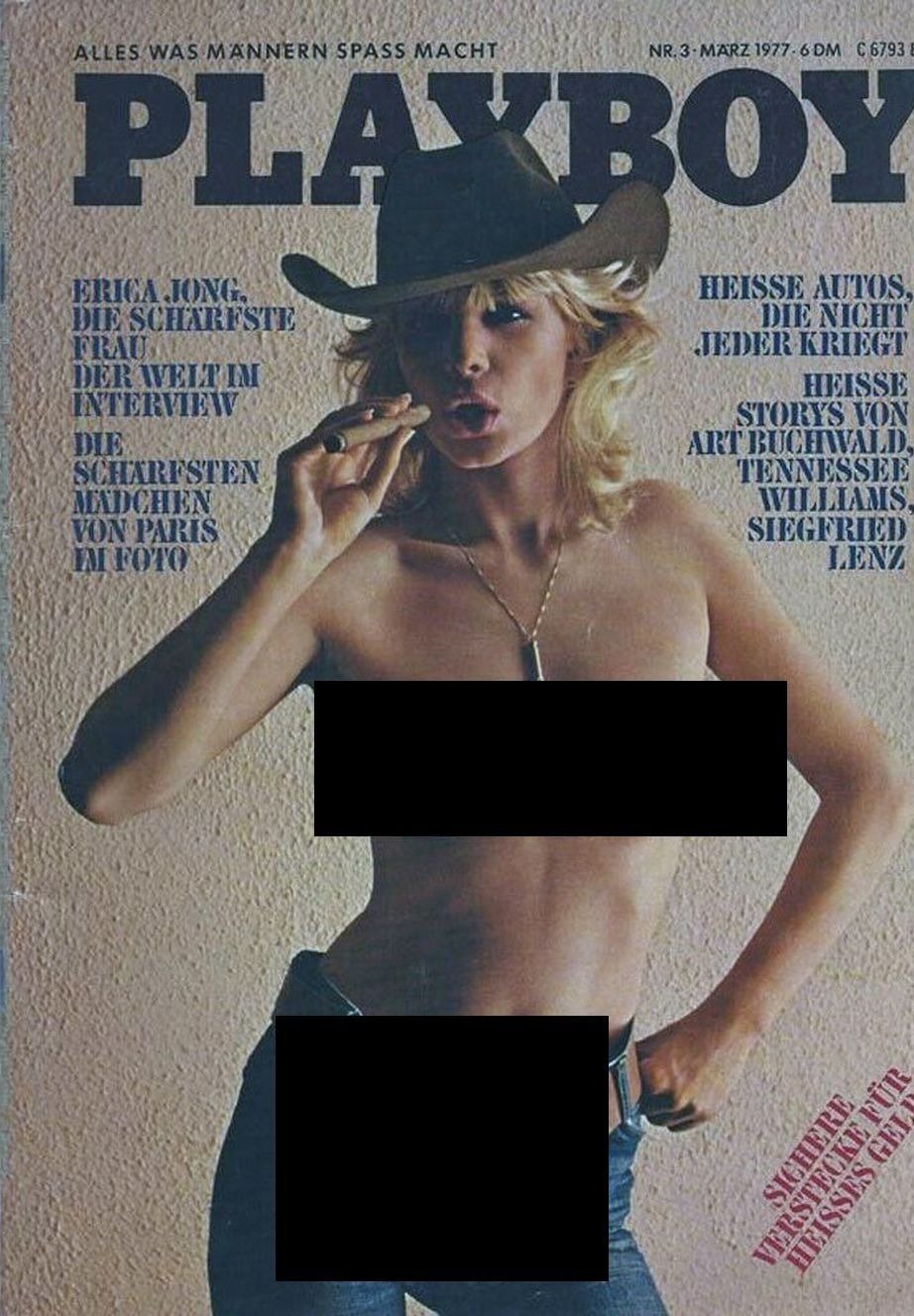 Playboy Magazine Germany 1977-03 Alexandra Bogojevic Erica Jong