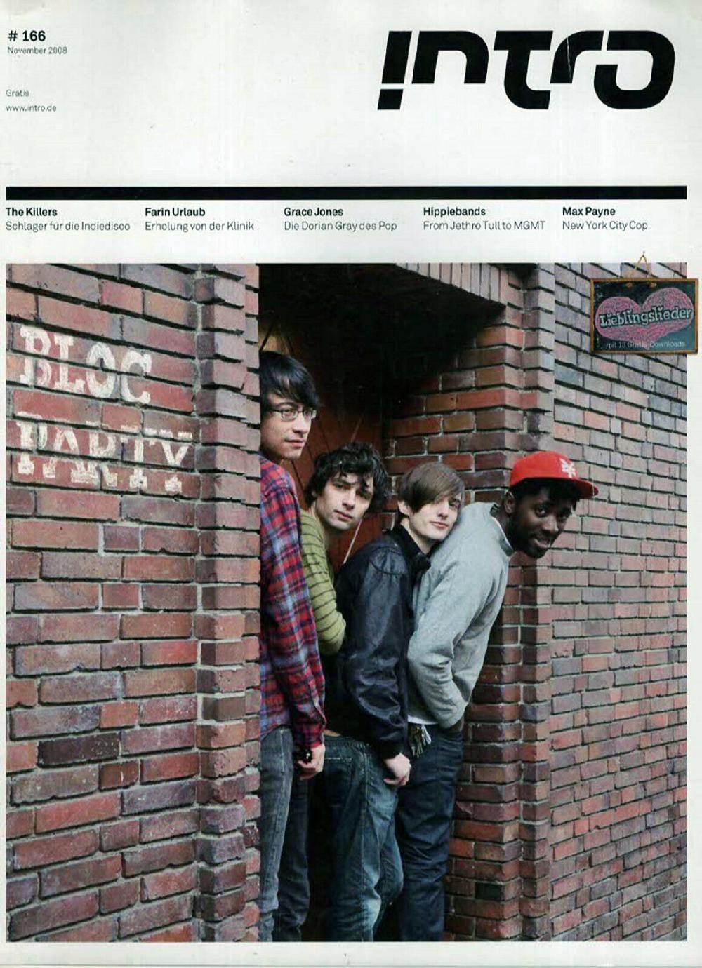 Intro Magazin Deutschland 2008 #166 Bloc Party The Killers Grace Jones