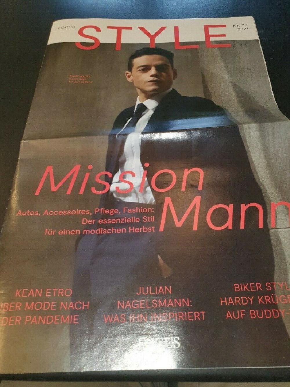 Focus Style Magazin Deutschland 2021-03 Rami Malek