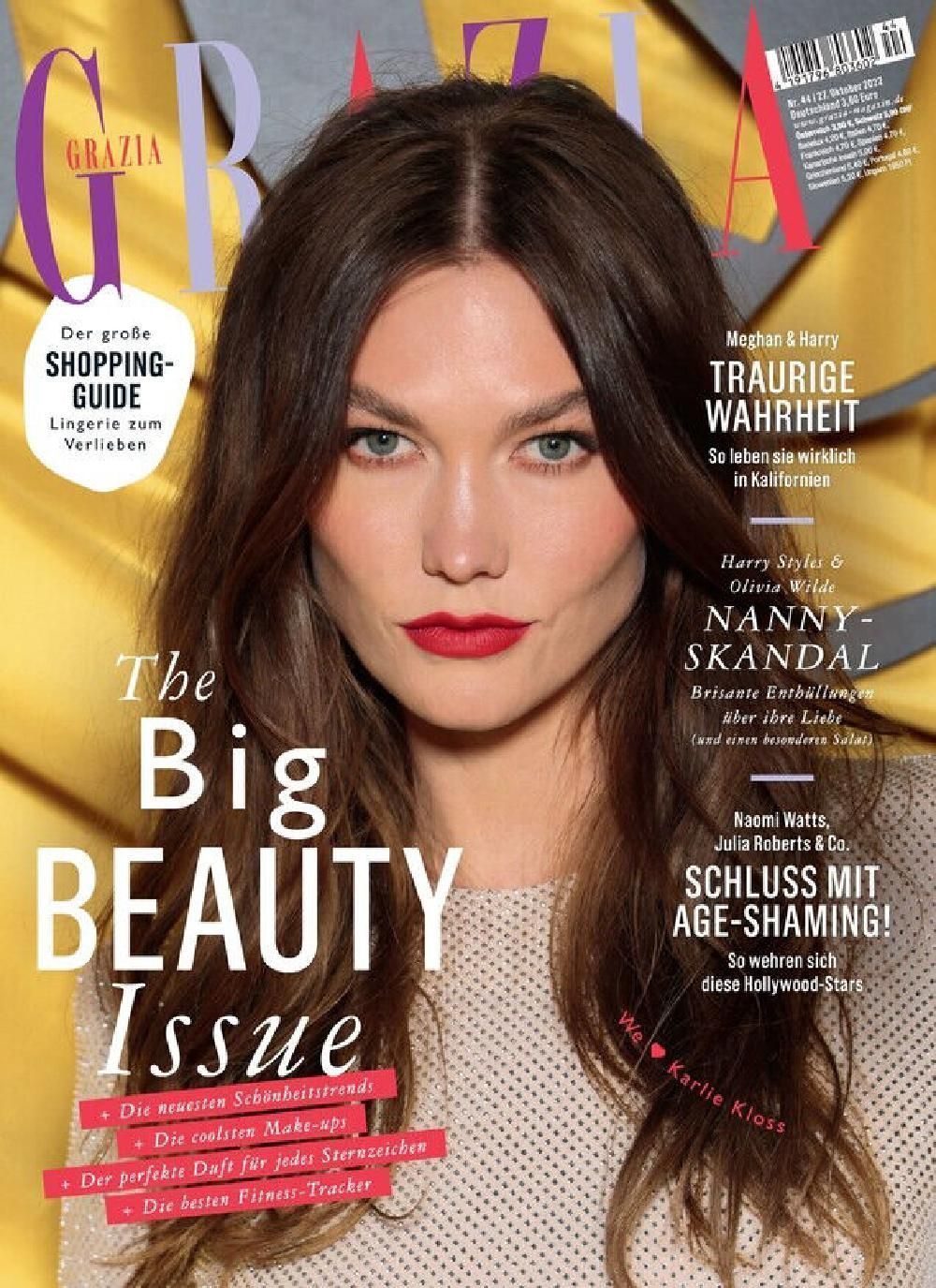 Grazia Magazin Deutschland 2022-44 Karlie Elizabeth Kloss