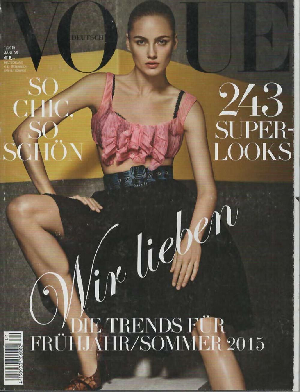 Vogue Magazin Deutschland 2015-01 Karmen Pedaru