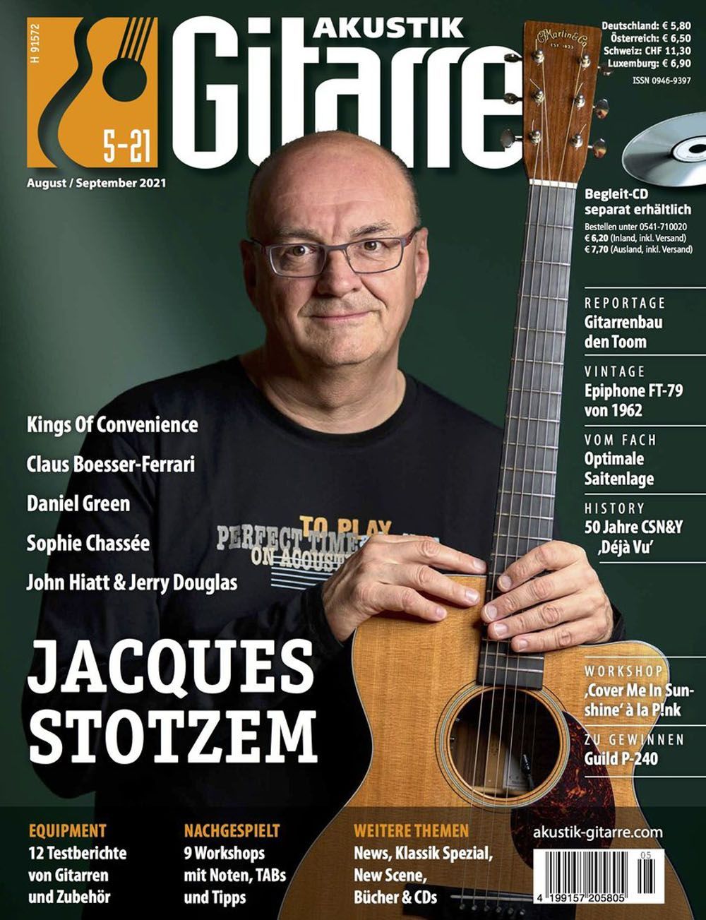 Akustik Gitarre Lehti Saksa 2021-05 Jacques Stotzem Daniel Green Boesser-Ferrari