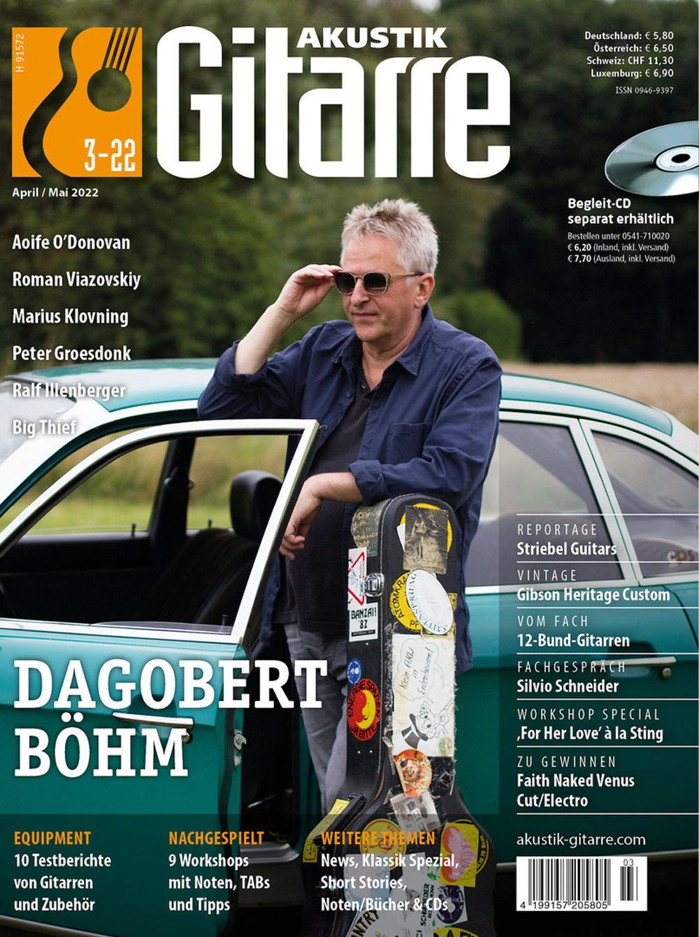 Akustik Gitarre Magazine Allemagne 2022-03 Dagobert Böhm Aoife O’Donovan