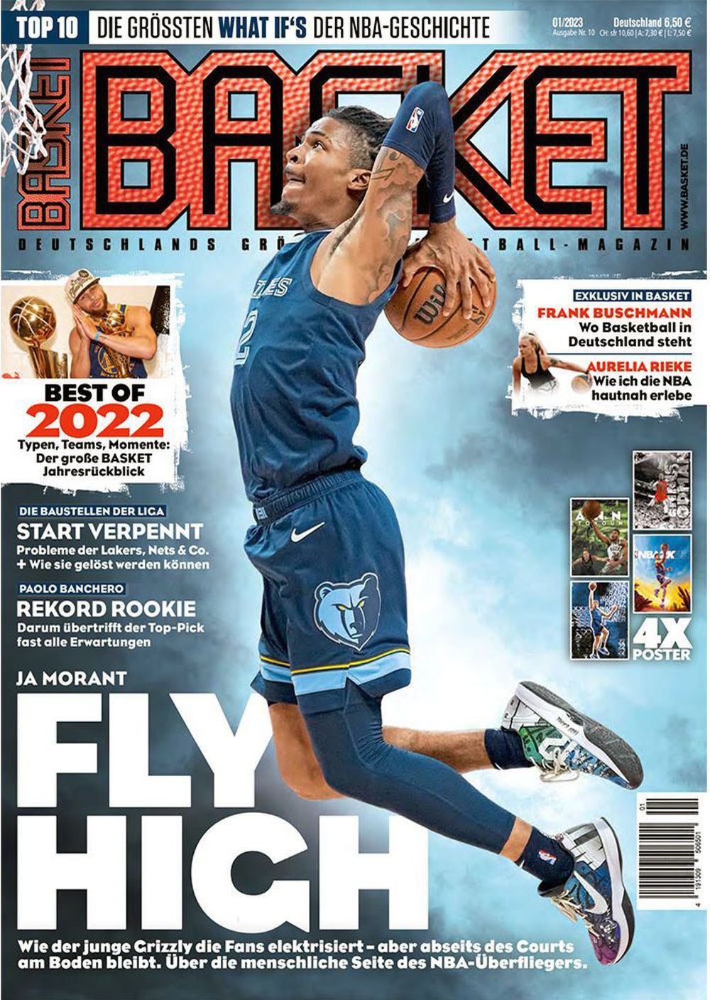 Basket Revista Alemania 2023-01 Ja Morant Paolo Banchero Edición original