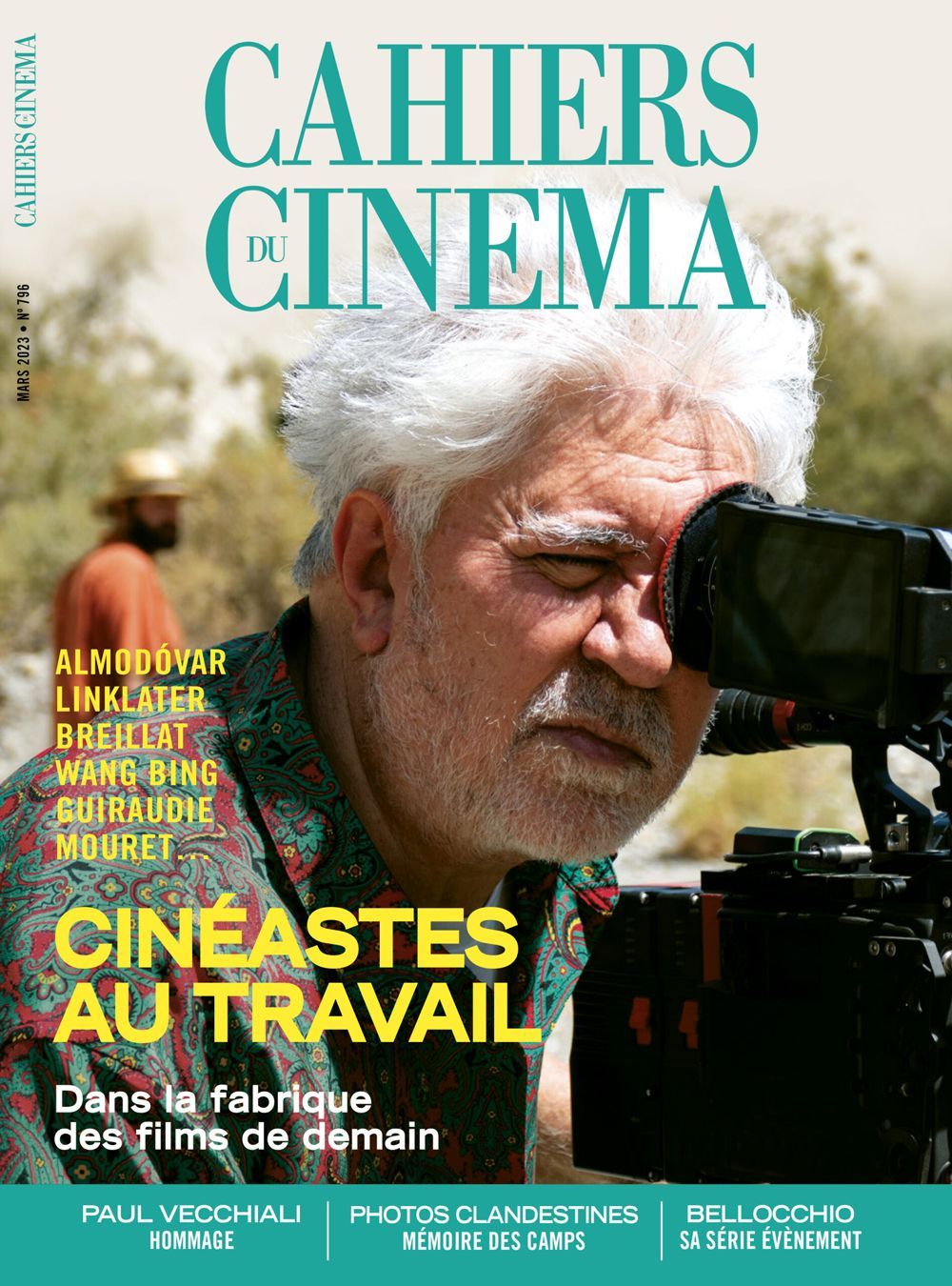 Cahiers Du Cinema Revista França 2023 #796 Pedro Almodovar Alain Guiraudie Edição original