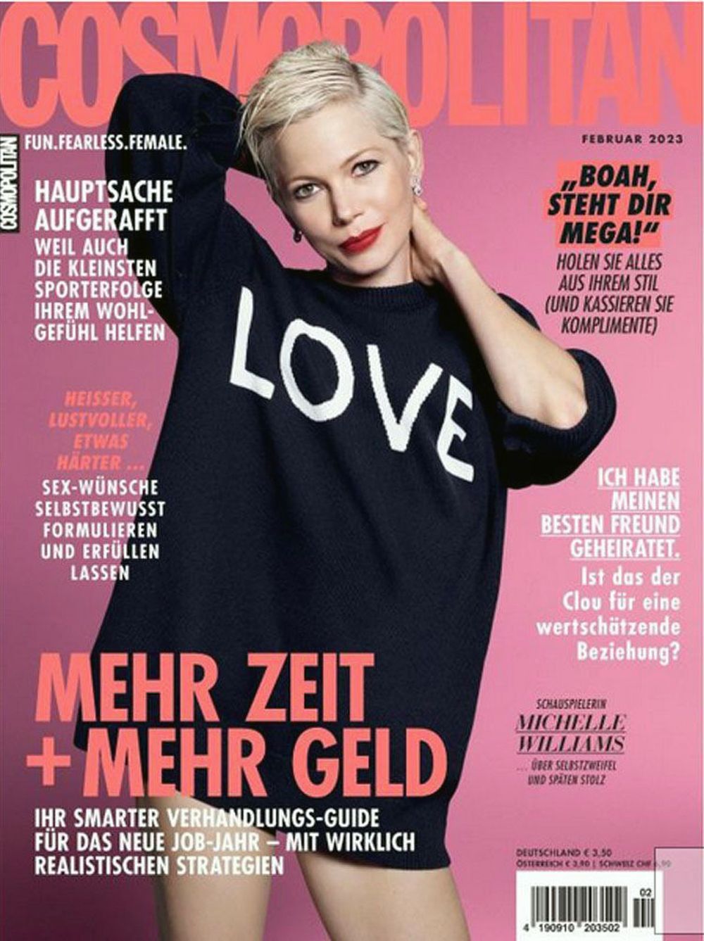 Cosmopolitan Magazin Deutschland 2023-02 Michelle Williams