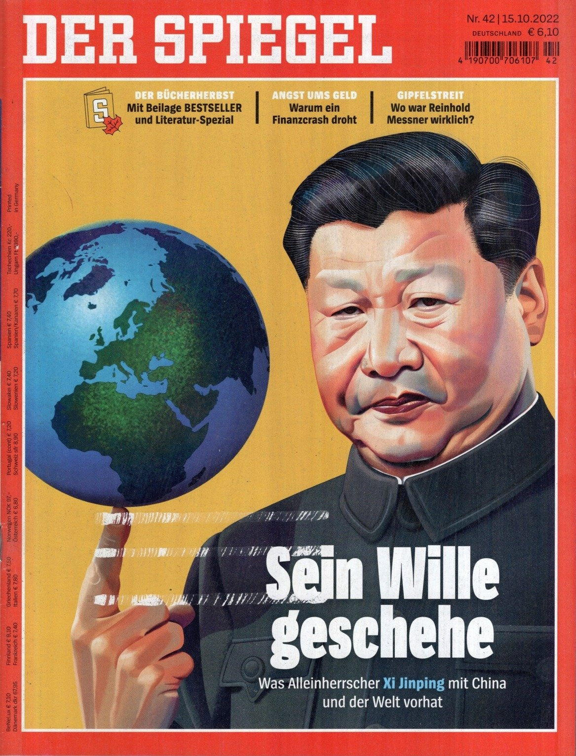 Der Spiegel Magazine Germany 2022-42 Xi Jinping