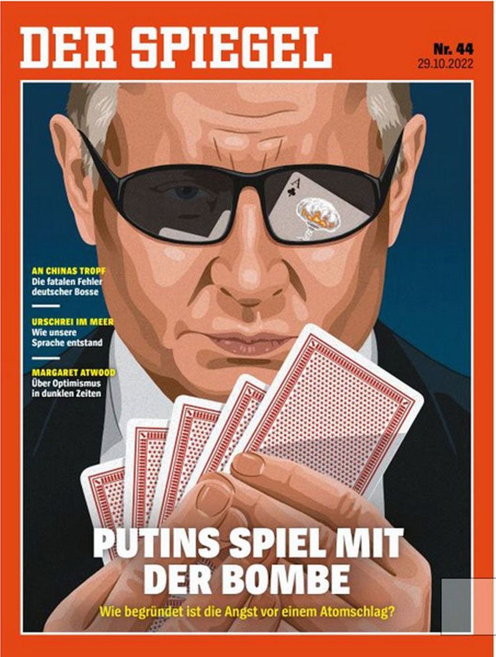 Der Spiegel Magazin Deutschland 2022-44 Putin Poker Bomb