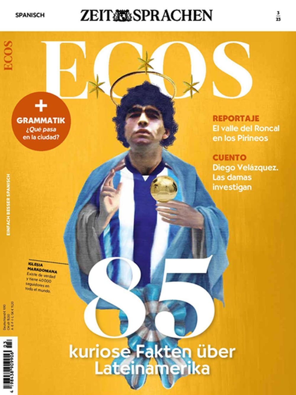 Ecos Tijdschrift Duitsland 2023-03 Diego Armando Maradona Franco (spanish)