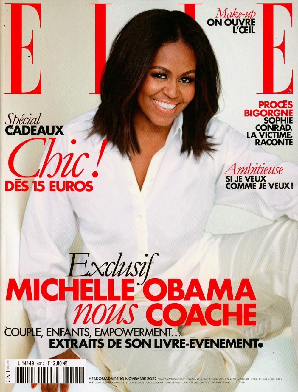 Elle Revista Francia 2023 #4012 Michelle Obama Edición original