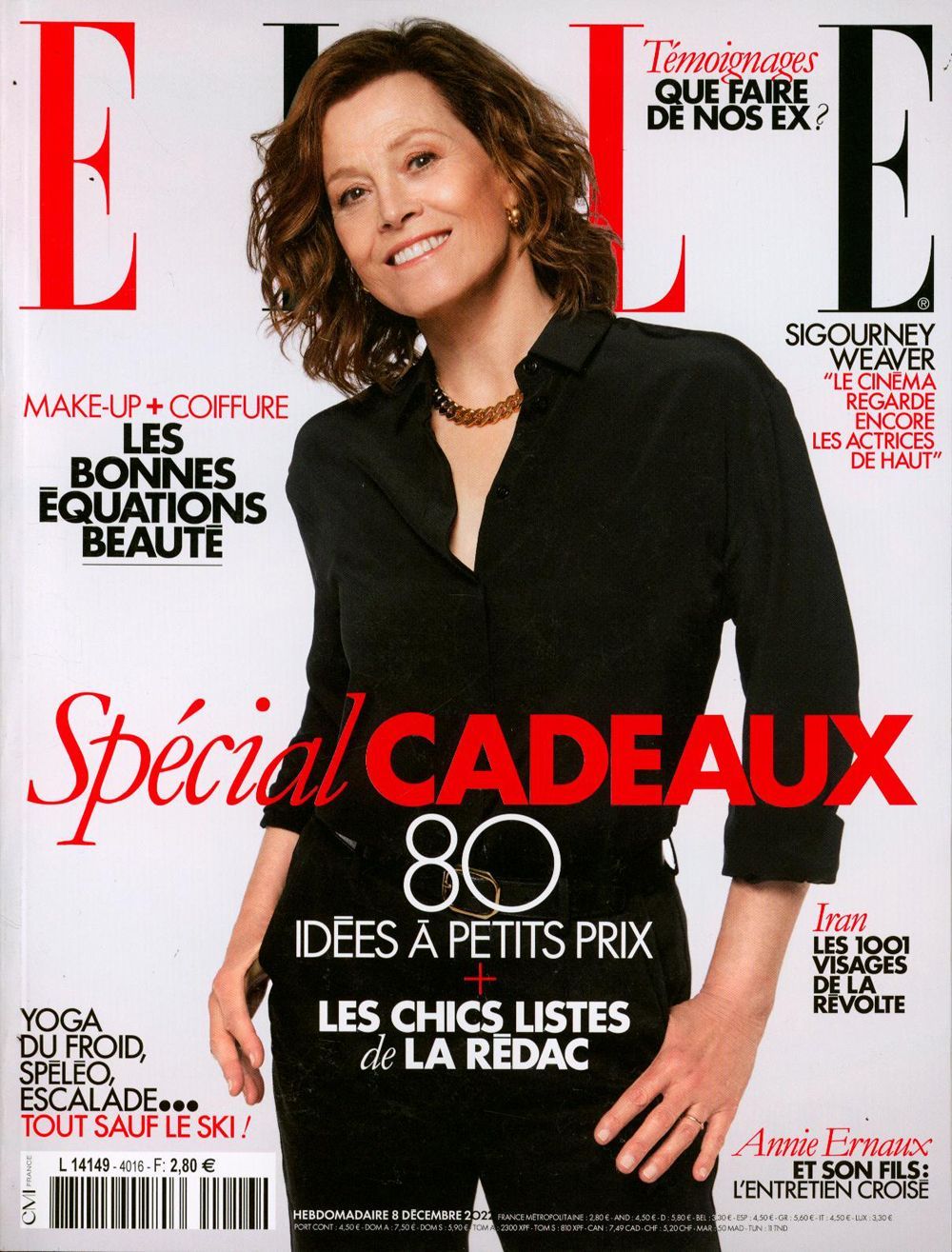 Elle Lehti Ranska 2023 #4016 Sigourney Weaver Alkuperäinen painos