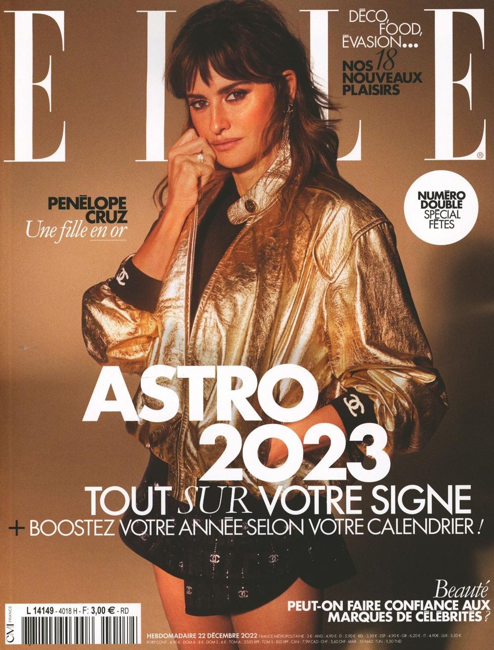 Elle Magazine France 2023 #4018 Penelope Cruz Édition originale
