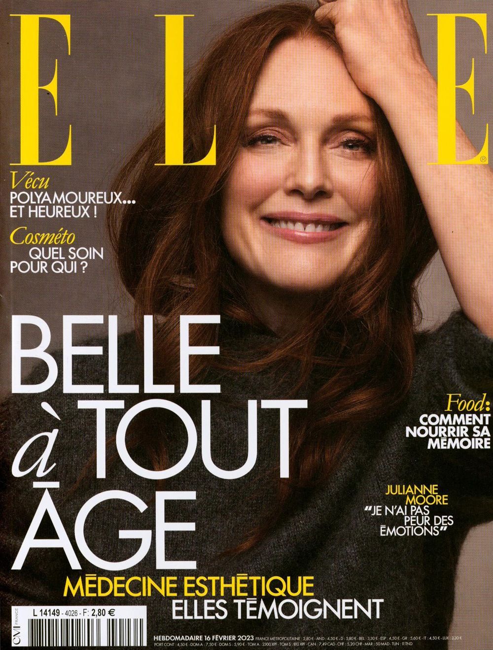 Elle Revista Francia 2023 #4026 Julianne Moore Edición original