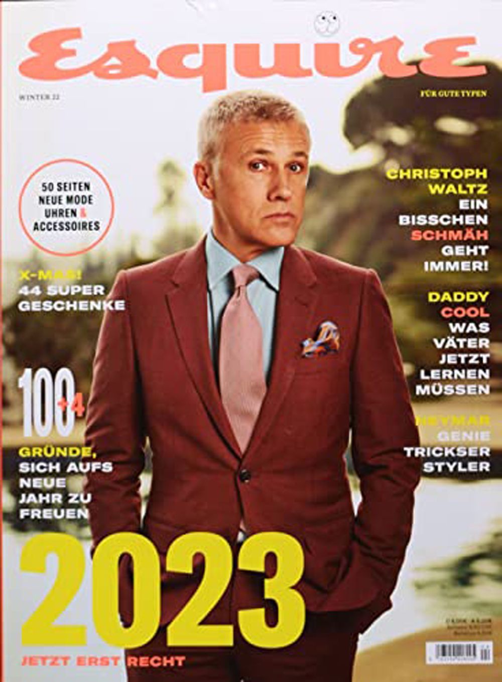 Esquire Magasin Tyskland 2022-04 Christoph Waltz Originaludgave