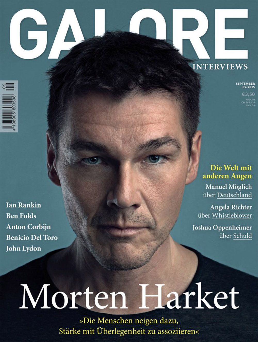 Galore Magazine Allemagne 2015 #8 Morten Harket Aha Édition originale
