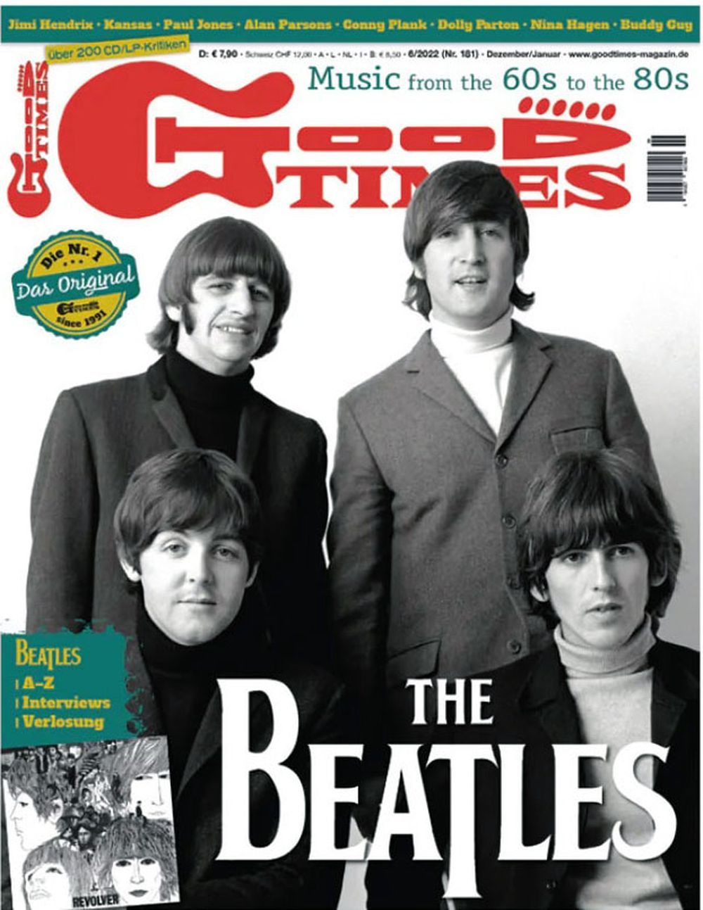 Good Times Magazin Deutschland 2022-06 Beatles Jimi Hendrix Candy Dulfer