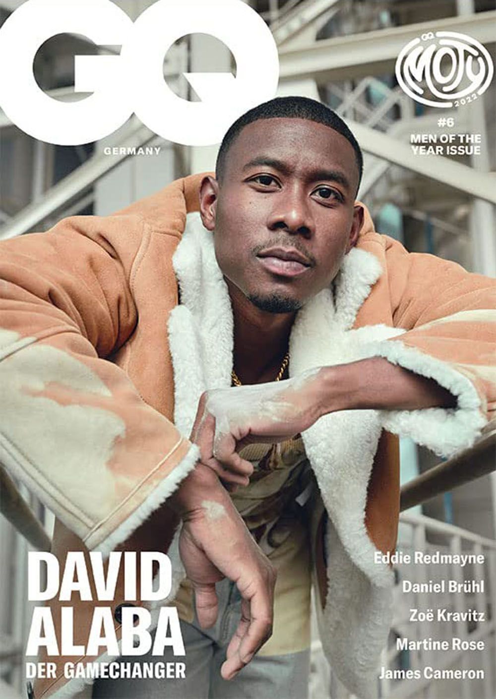 GQ Magazine Germany 2022-06 David Alaba Original Print Issue