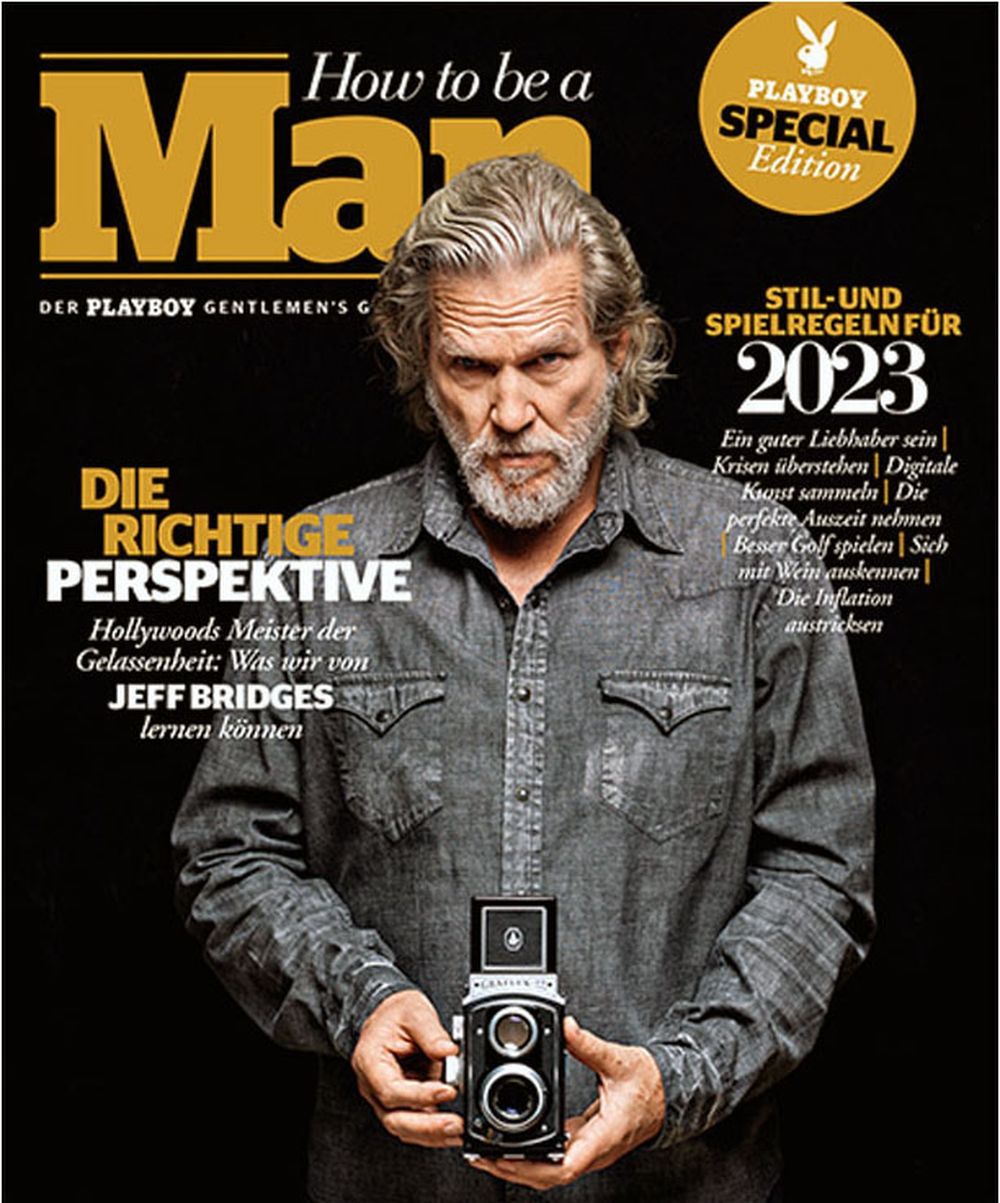 How To Be A Man Playboy Deutschland 2022 Jeff Bridges
