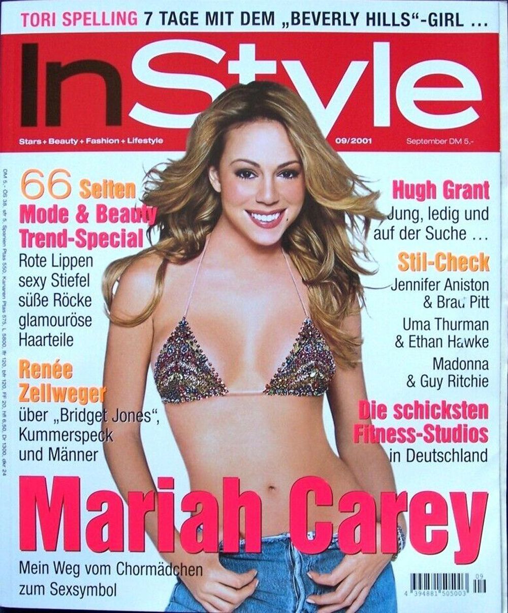 InStyle Magasin Tyskland 2001-09 – Mariah Carey – Originaludgave