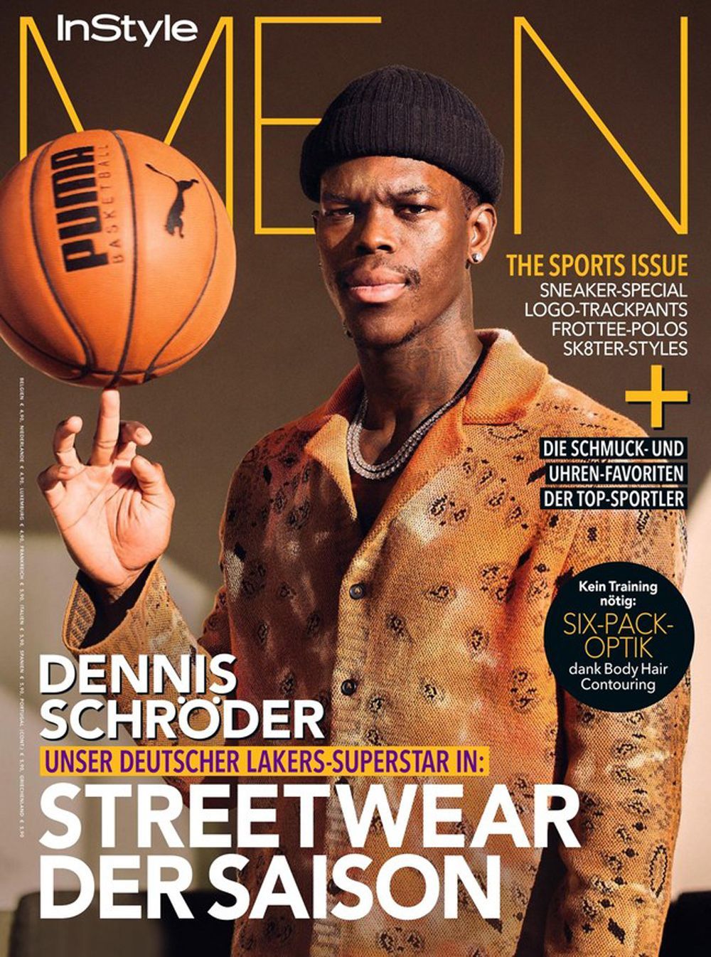 InStyle Men Magazine Germany 2023-01 Dennis Schröder