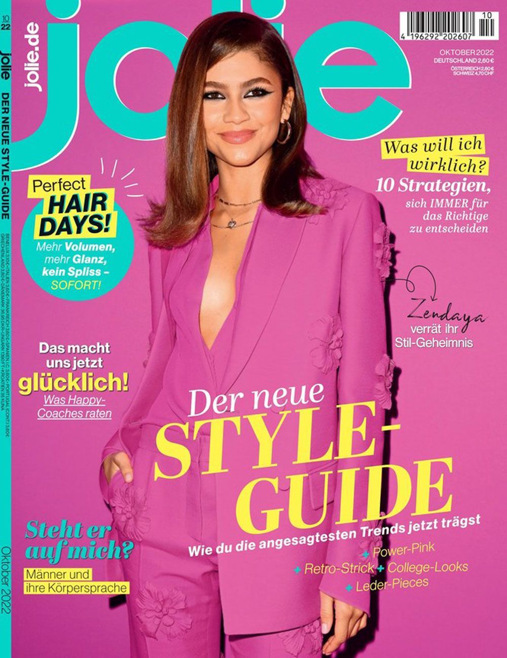 Jolie Magazine Allemagne 2022-10 Zendaya Édition originale