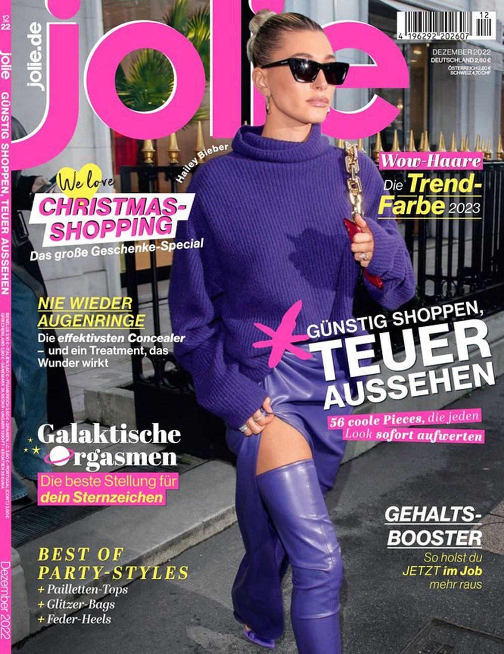 Jolie Magasin Tyskland 2022-12 Hailey Bieber Originalutgåva