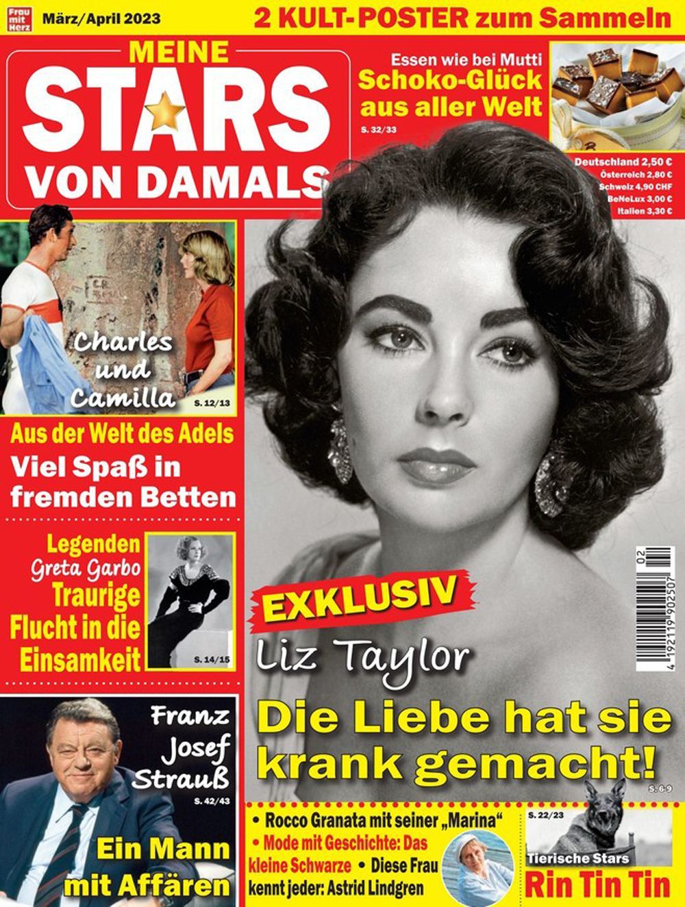 Meine Stars Von Damals Magazin Deutschland 2023-03+04 Liz Taylor Greta Garbo