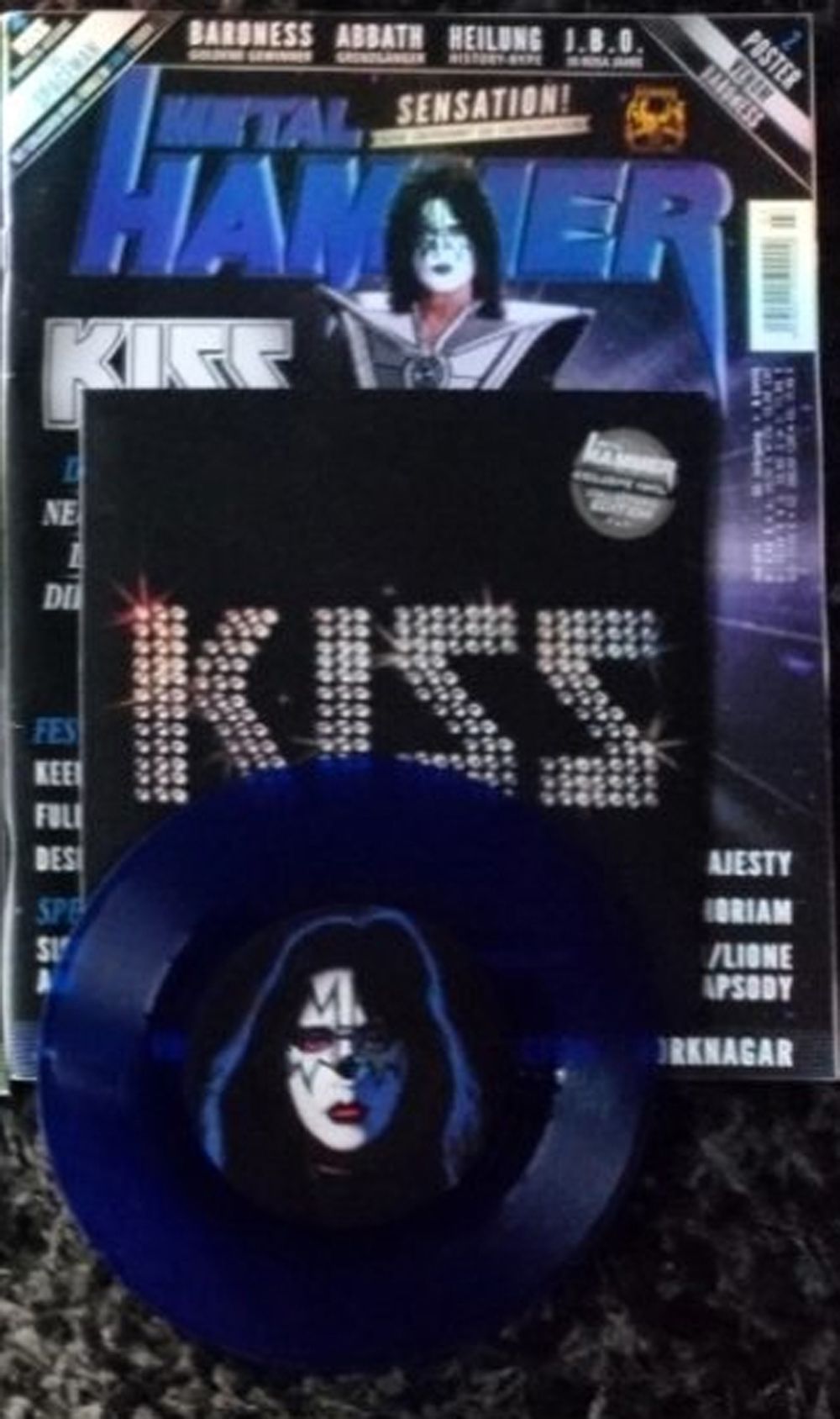 Metal Hammer Magazin Deutschland 2019-07 Kiss + Vinyl
