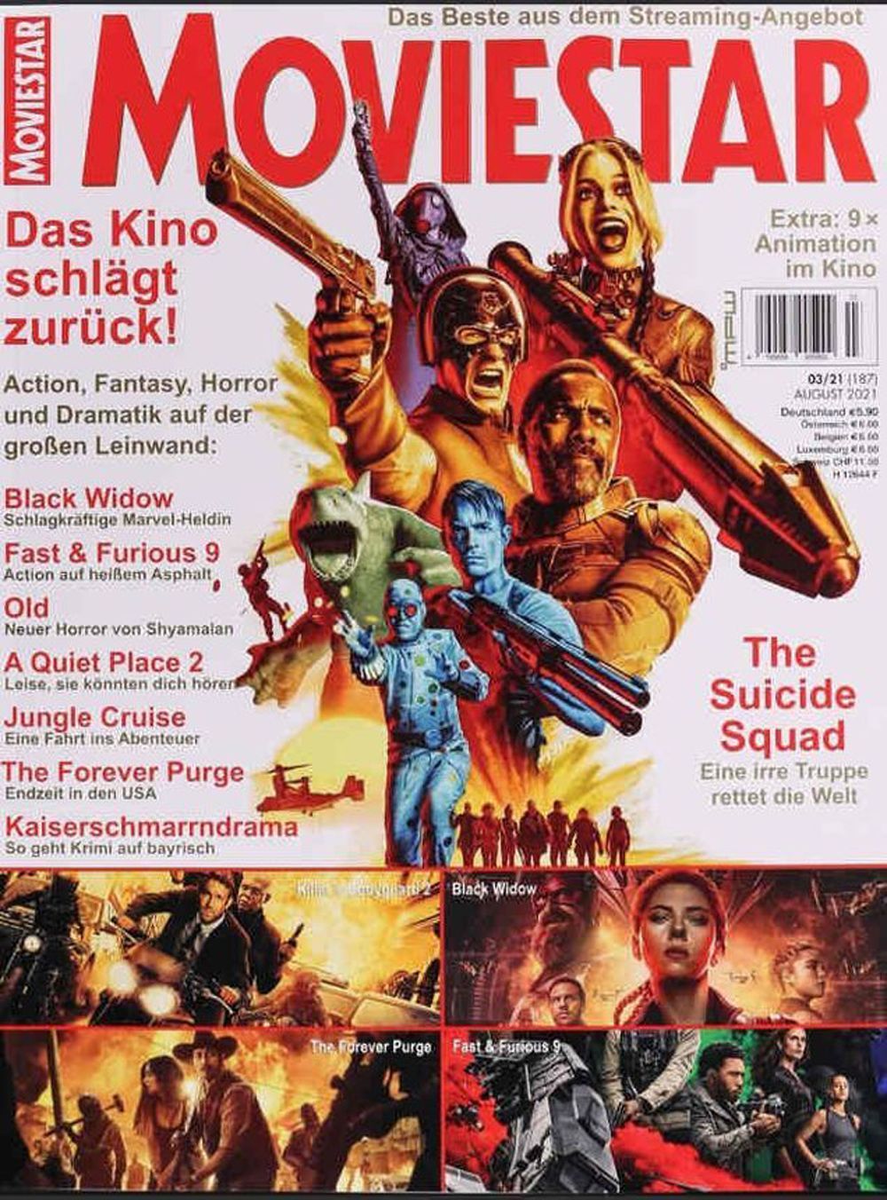 Moviestar Magazin Deutschland 2021 #187 The Suicide Squad