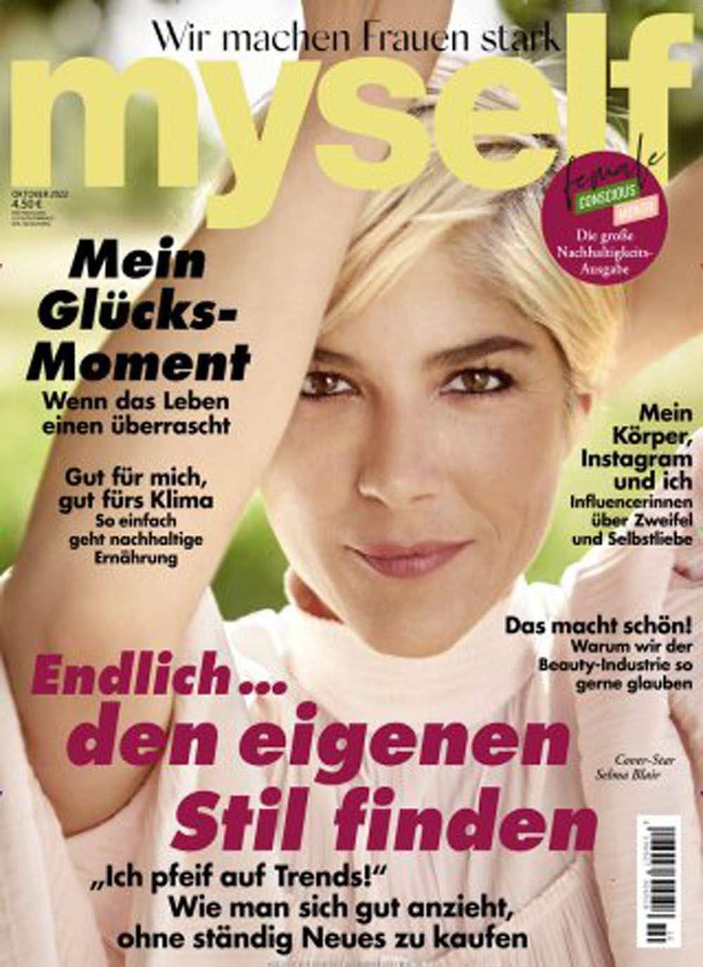 Myself Revista Alemania 2022-10 Selma Blair Edición original