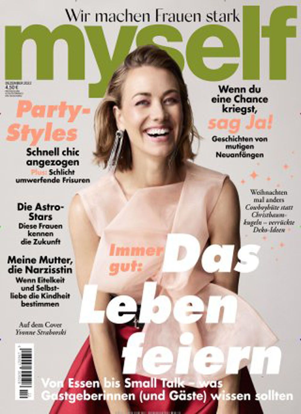 Myself Magasin Tyskland 2022-12 Yvonne Strahovski Originaludgave