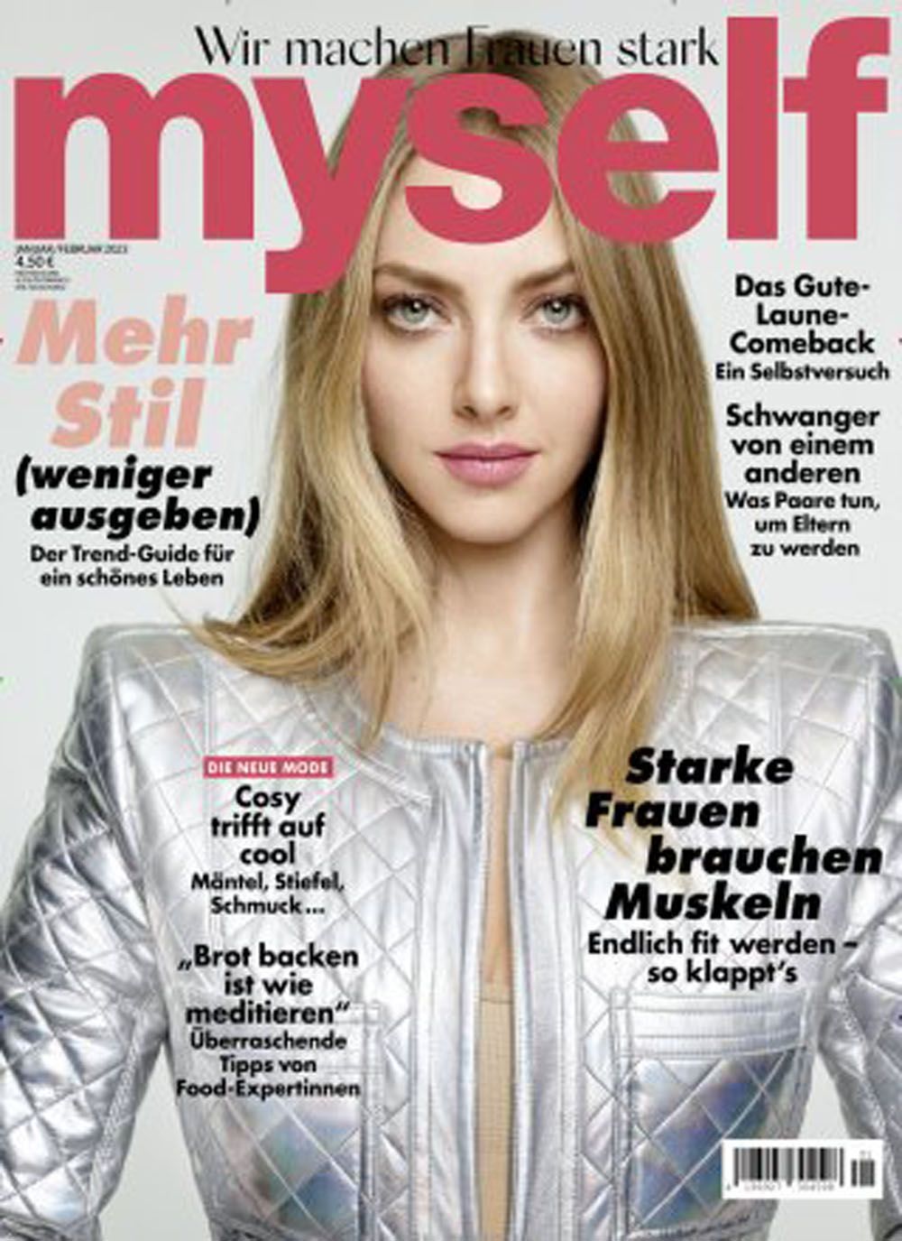 Myself Magasin Tyskland 2023-01 Amanda Michelle Seyfried Originaludgave