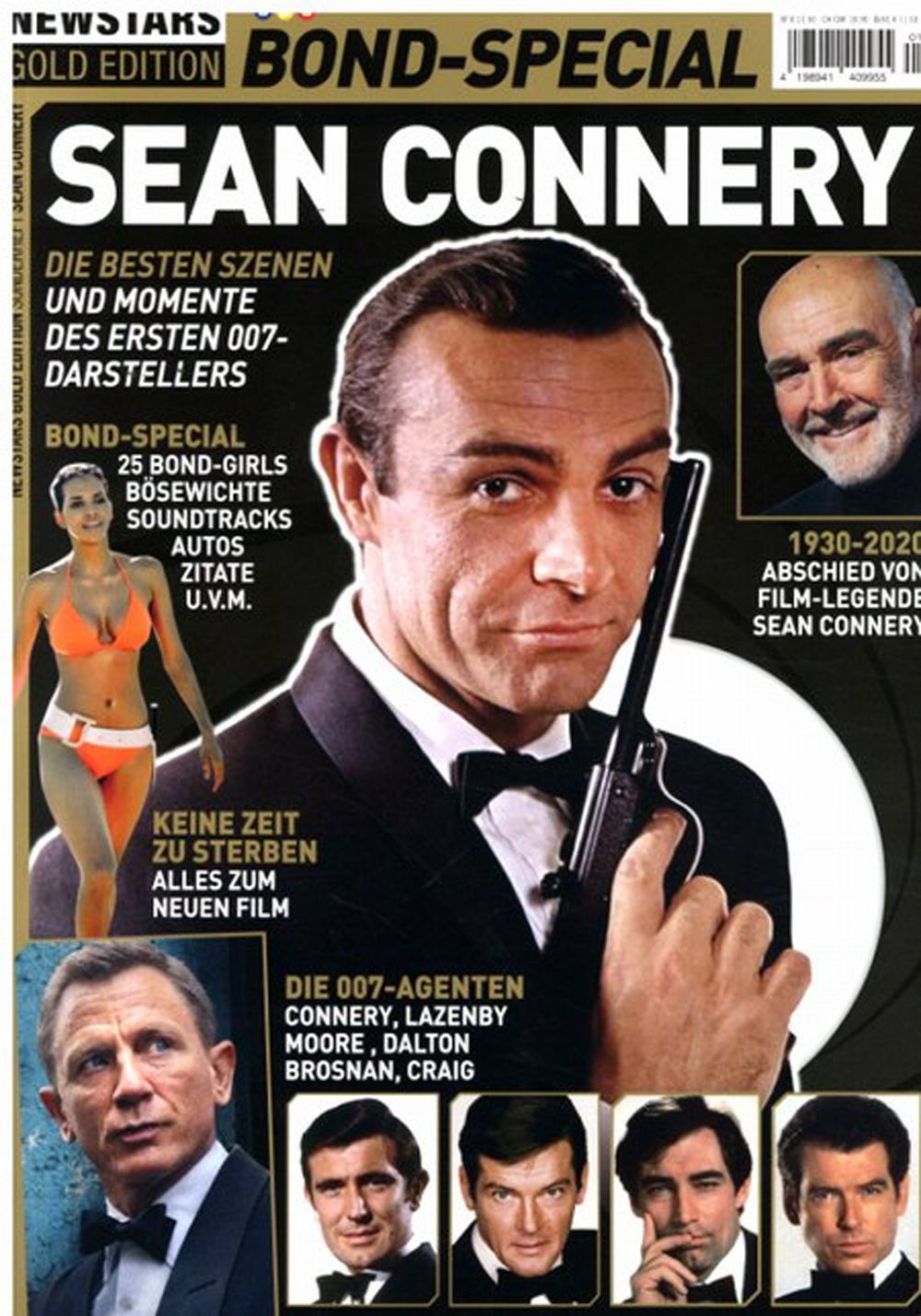 New Stars Edition Magazine Germany 2020 James Bond Sean Connery Original Print Issue