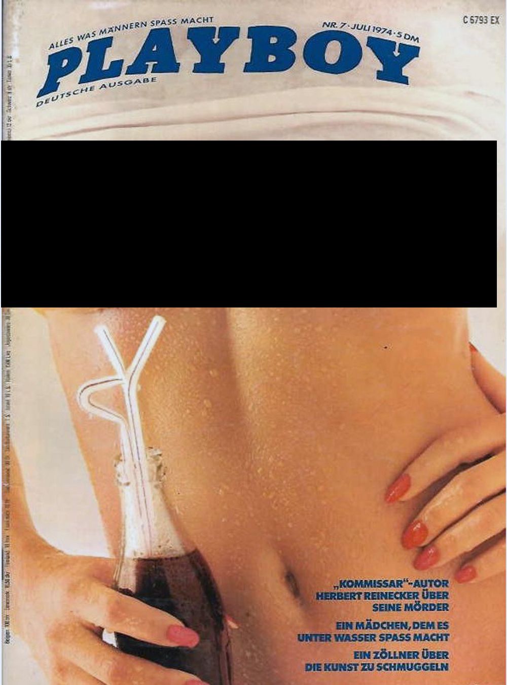 Playboy Magazin Deutschland 1974-07 Christine Maddox