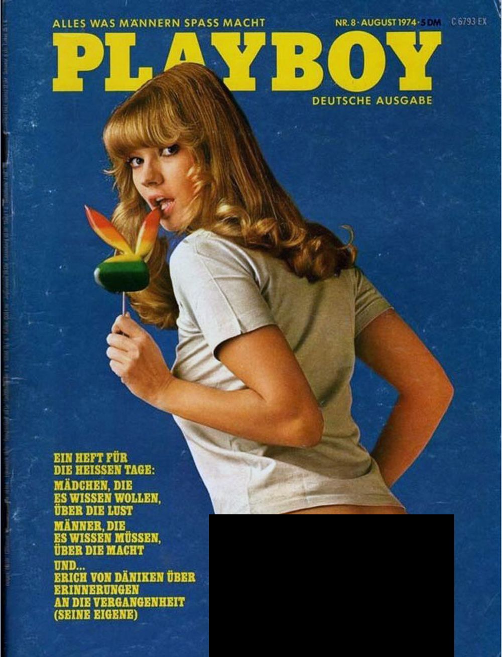Playboy Magazin Deutschland 1974-08 Jean Manson