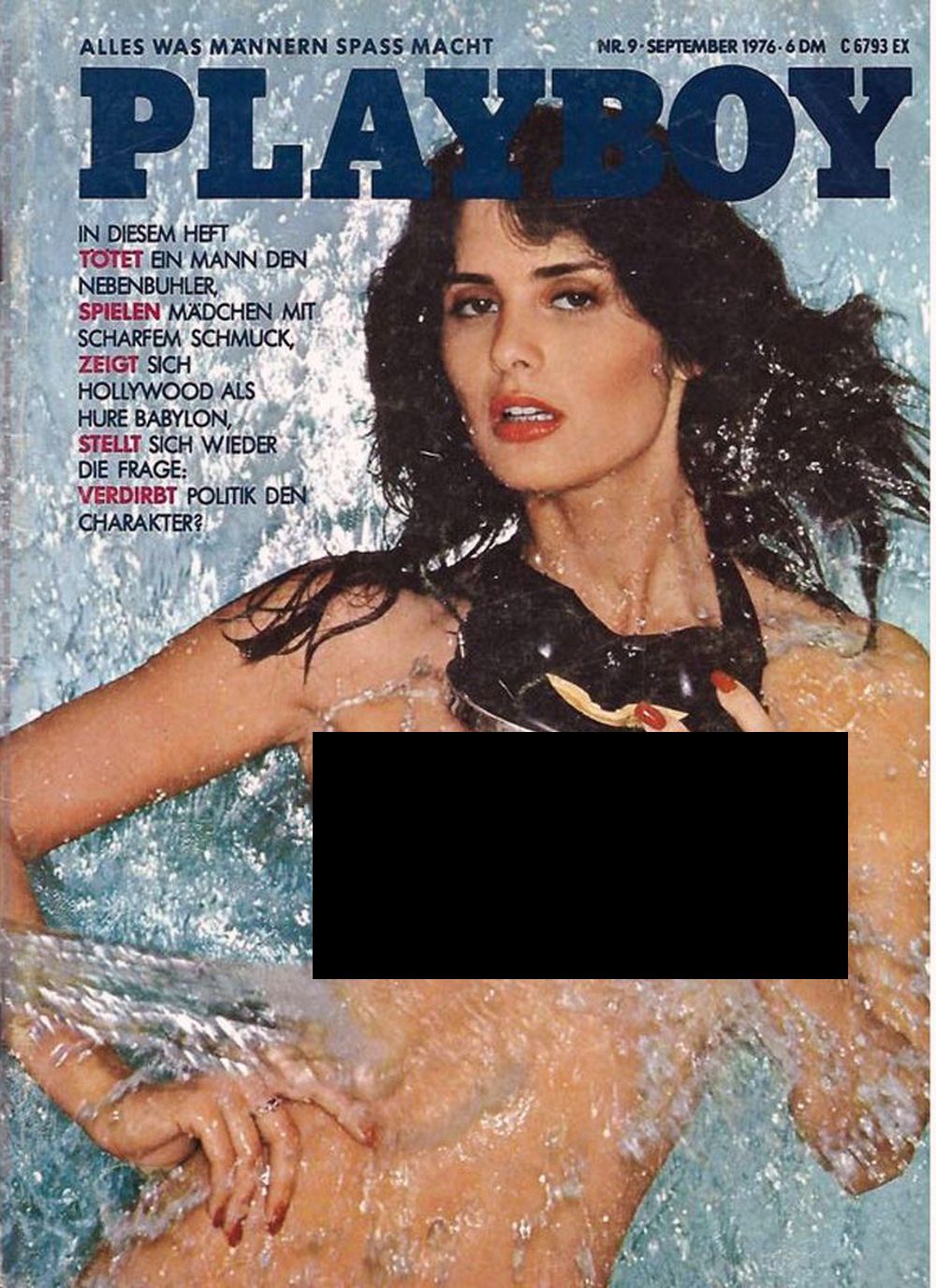 Playboy Magazin Deutschland 1976-09 Rositta Malterer