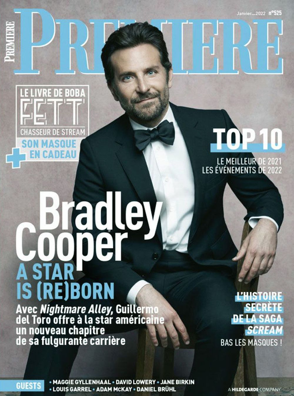 Premiere Magasin Frankrig 2022 #525 Bradley Cooper Alana Haim David Lowery Originaludgave