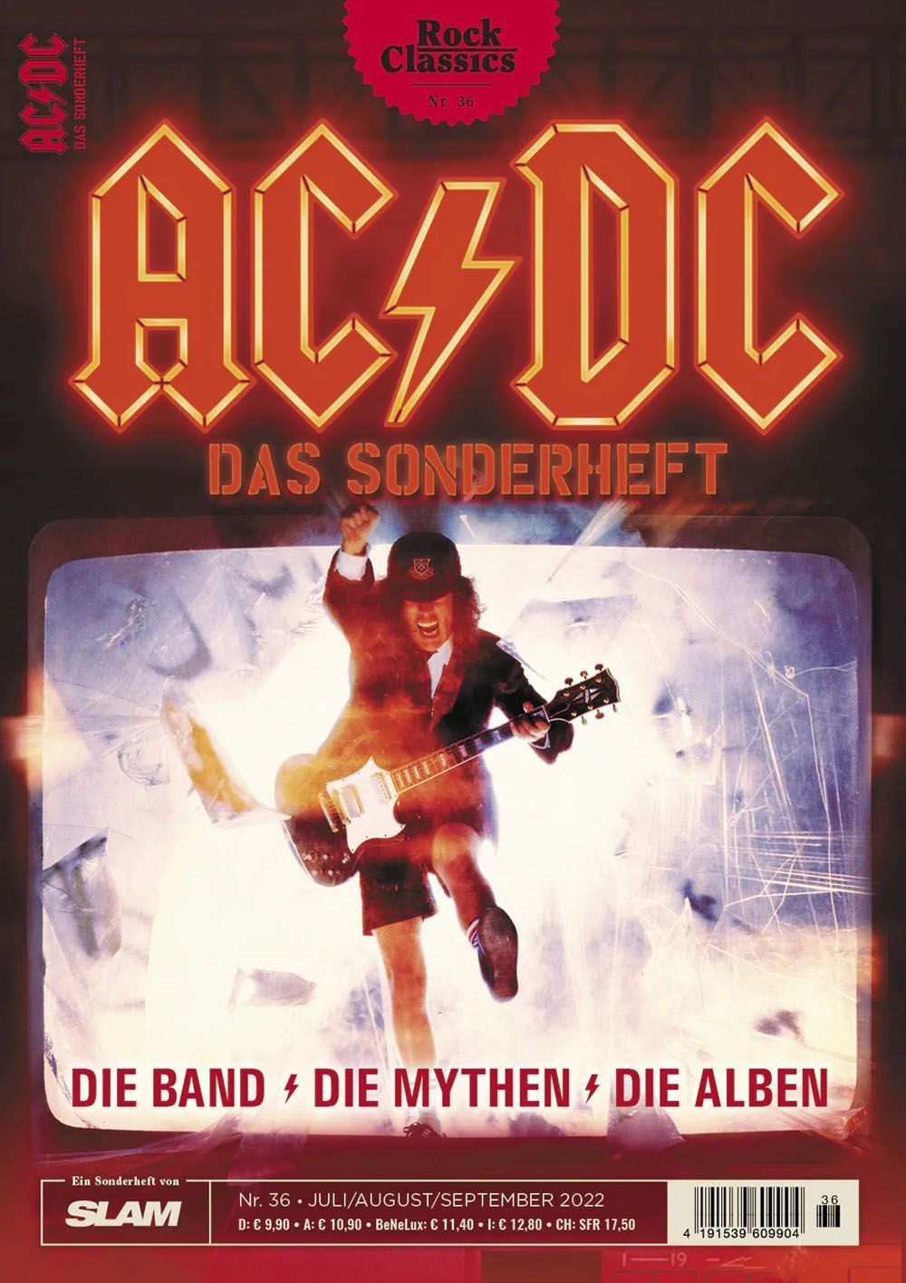 Rock Classics Magazin Deutschland 2022 #36 AC/DC Angus Young Brian Johnson